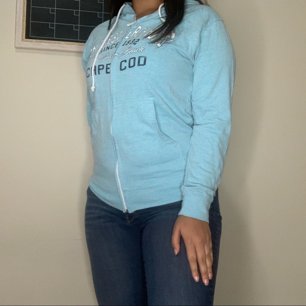 Light Blue Zip-Up